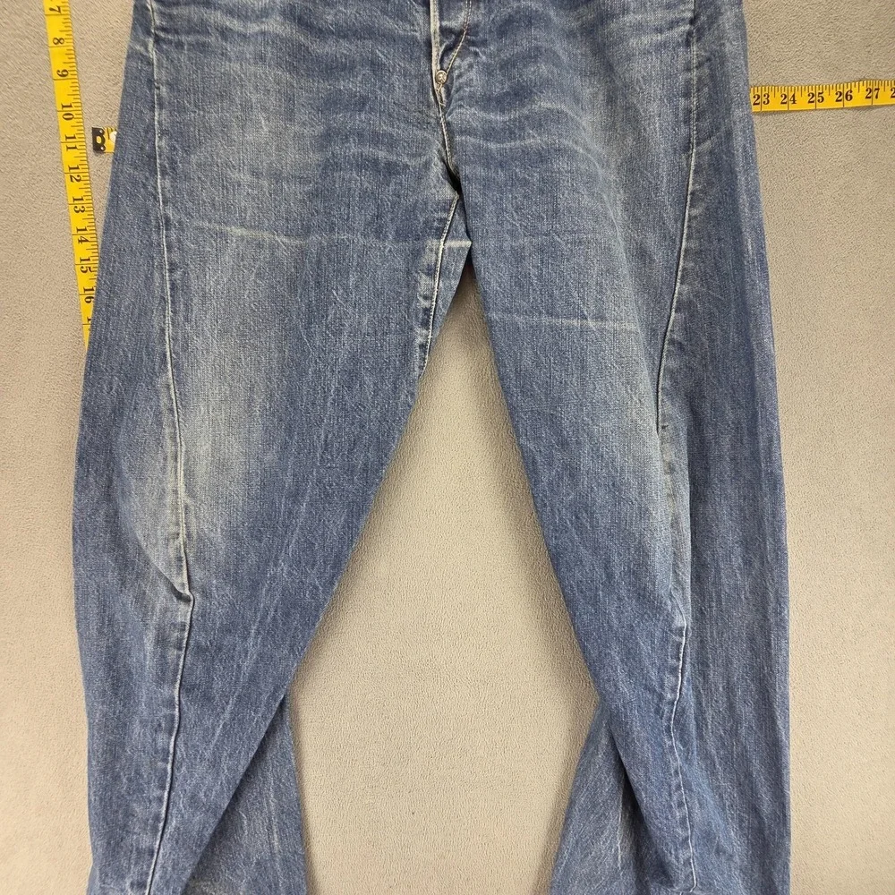 VTG Levis Engineered Jeans Mens Blue Buckle Back Twisted One Pocket Fits 32x32